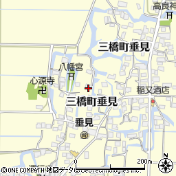 福岡県柳川市三橋町垂見316周辺の地図