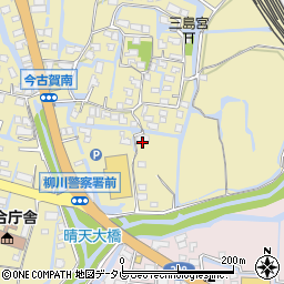 福岡県柳川市三橋町今古賀397周辺の地図
