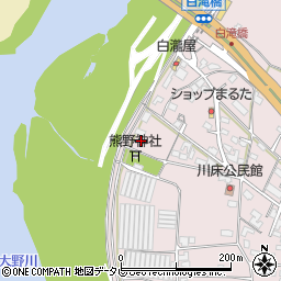 大分県大分市中戸次川床5581周辺の地図