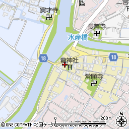 福岡県柳川市矢留町123周辺の地図