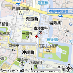 福岡県柳川市鬼童町1-7周辺の地図