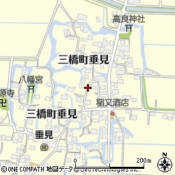 福岡県柳川市三橋町垂見407周辺の地図