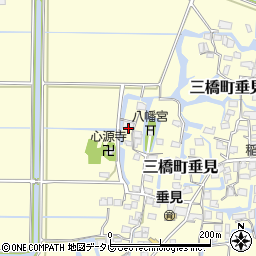 福岡県柳川市三橋町垂見297周辺の地図