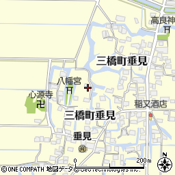 福岡県柳川市三橋町垂見461周辺の地図