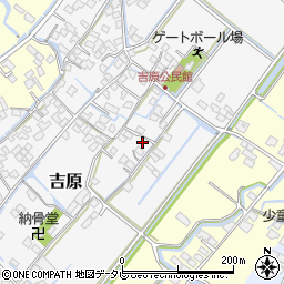 福岡県柳川市吉原周辺の地図