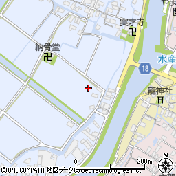 福岡県柳川市古賀293周辺の地図