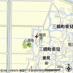 福岡県柳川市三橋町垂見294周辺の地図