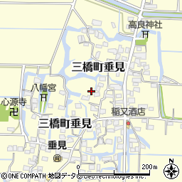 福岡県柳川市三橋町垂見380周辺の地図