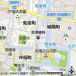 福岡県柳川市新外町3周辺の地図