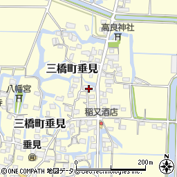 福岡県柳川市三橋町垂見419周辺の地図