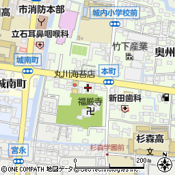福岡県柳川市本町40-13周辺の地図