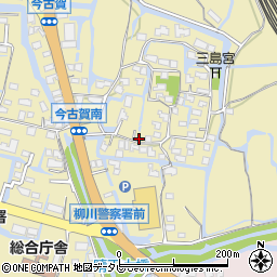 福岡県柳川市三橋町今古賀449周辺の地図