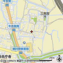 福岡県柳川市三橋町今古賀452周辺の地図