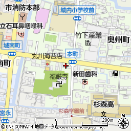 ミツトミスポーツ柳川市民体育館通り店周辺の地図