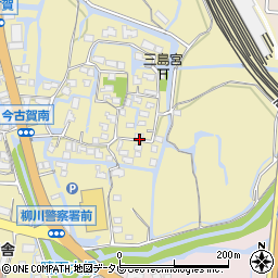 福岡県柳川市三橋町今古賀486周辺の地図