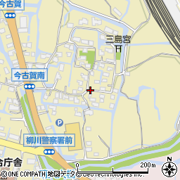 福岡県柳川市三橋町今古賀489周辺の地図