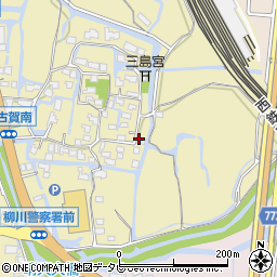 福岡県柳川市三橋町今古賀468周辺の地図
