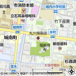 丸川海苔店周辺の地図