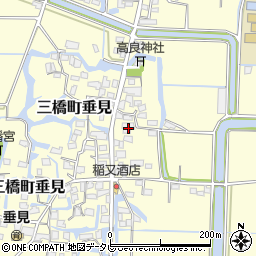 福岡県柳川市三橋町垂見830周辺の地図