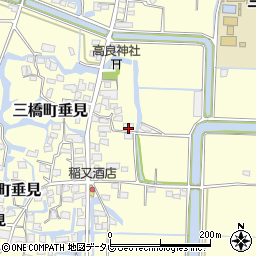 福岡県柳川市三橋町垂見827周辺の地図