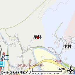 大分県臼杵市栗林周辺の地図