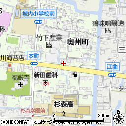 住友生命保険相互会社久留米支社　新柳川支部周辺の地図