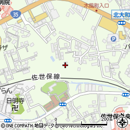 長崎県佐世保市大和町884周辺の地図