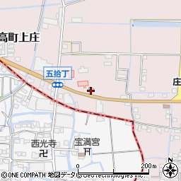 福岡県みやま市瀬高町上庄741-3周辺の地図