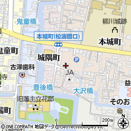 福岡県柳川市本城町51-7周辺の地図