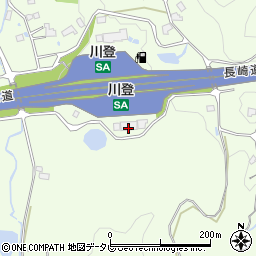 長崎自動車道川登サービスエリア下り線インフォメーション周辺の地図