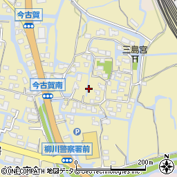 福岡県柳川市三橋町今古賀497-1周辺の地図