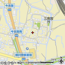 福岡県柳川市三橋町今古賀497周辺の地図