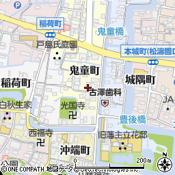 福岡県柳川市鬼童町5周辺の地図