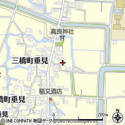 福岡県柳川市三橋町垂見817周辺の地図