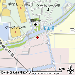 福岡県柳川市大和町徳益268周辺の地図