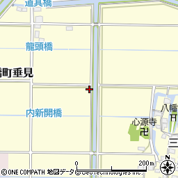 福岡県柳川市三橋町垂見257周辺の地図