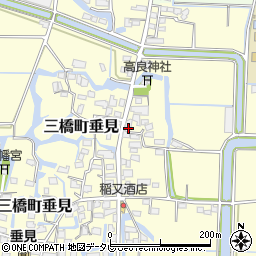 福岡県柳川市三橋町垂見820周辺の地図