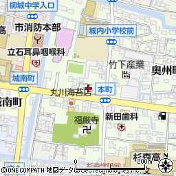 福岡県柳川市本町53-15周辺の地図