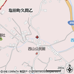 佐賀県嬉野市塩田町大字久間乙3599周辺の地図