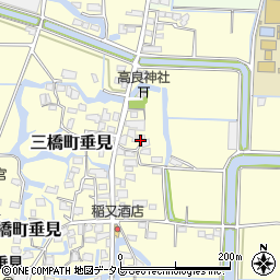 福岡県柳川市三橋町垂見814周辺の地図