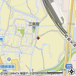 福岡県柳川市三橋町今古賀360周辺の地図