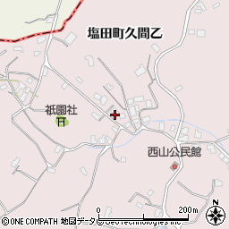 佐賀県嬉野市塩田町大字久間乙3536周辺の地図