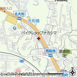 バイクショップ　ナカシマ周辺の地図