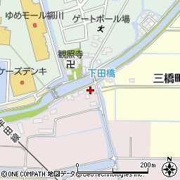 福岡県柳川市大和町徳益270周辺の地図