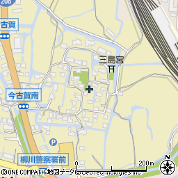 福岡県柳川市三橋町今古賀502周辺の地図