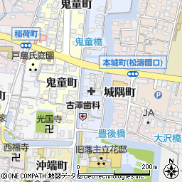 福岡県柳川市新外町8-4周辺の地図