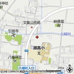福岡県みやま市瀬高町下庄1350周辺の地図