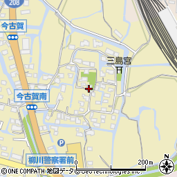 福岡県柳川市三橋町今古賀504周辺の地図