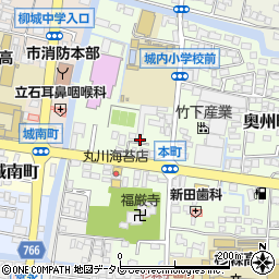 福岡県柳川市本町53-10周辺の地図