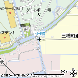 福岡県柳川市三橋町垂見1146周辺の地図